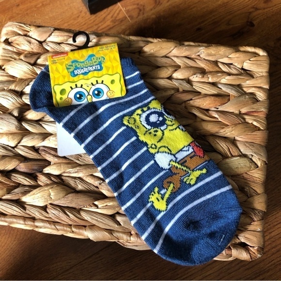 Nickelodeon SpongeBob Squarepants Crew socks (Size: 4-10) - Picture 1 of 2